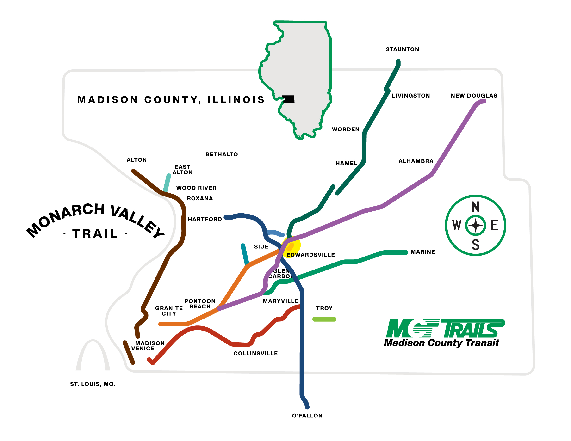Monarch Valley Trail Map